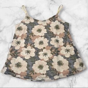 LuLaRoe Floral Camisole Tank Top Size Medium (M) C28